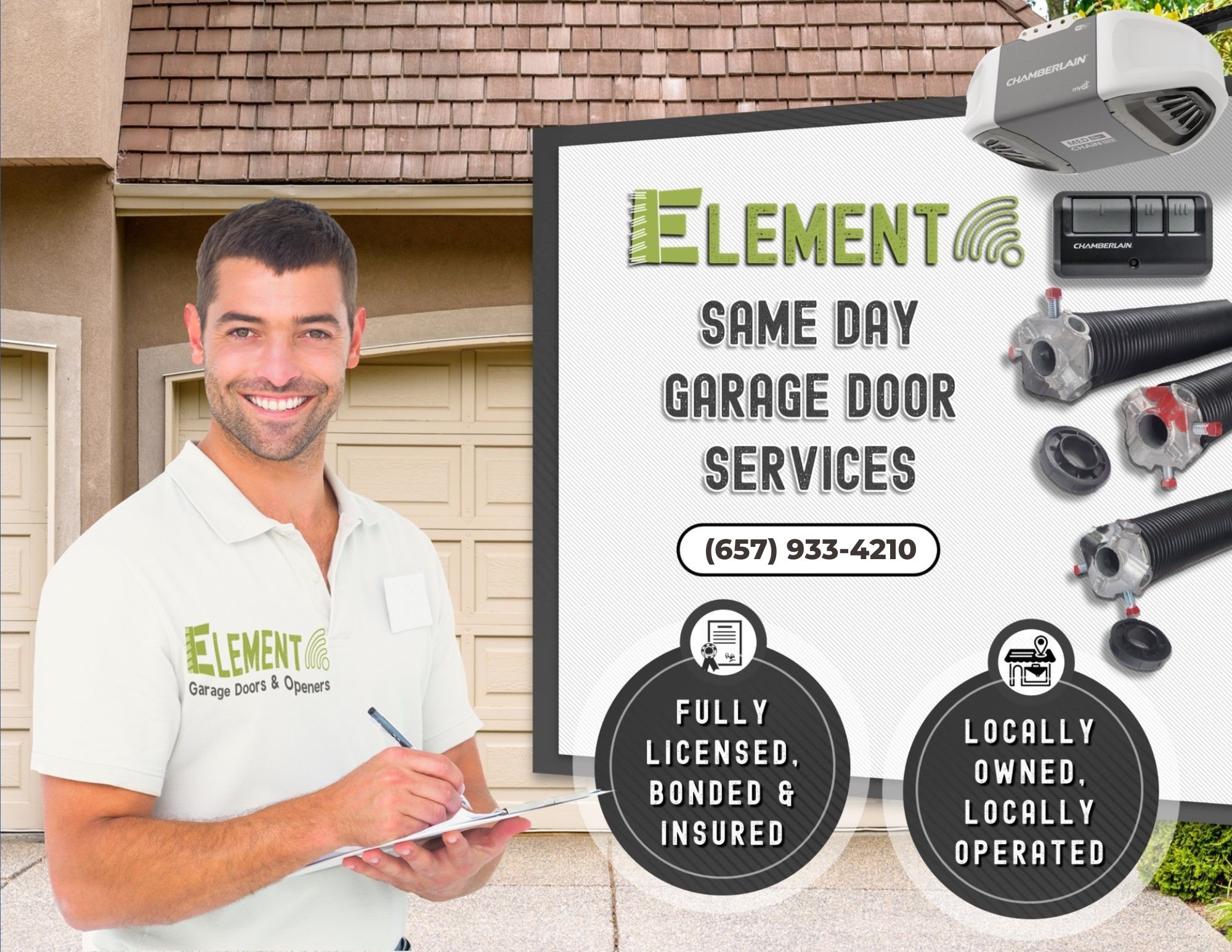 Element Garage Door & Gate Repair Services Of Costa Mesa